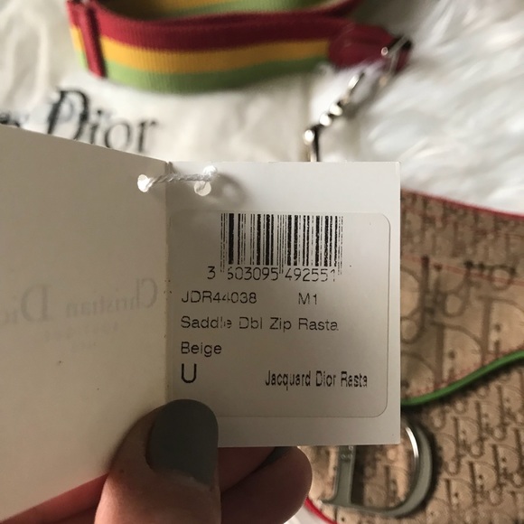 Christian Dior saddle Rasta Bag - Picture 7 of 8